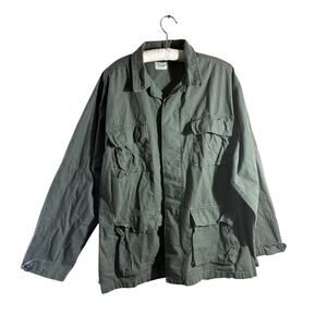 Mil-Tec Military BDU Field Shirt 100% Cotton Medium Regular Olive Green